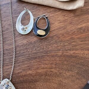 Alexis Bittar Lucite & Crystal Necklace and Earrings